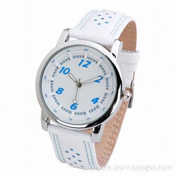 Unique Fashionable Quality Ladies' Real Leather Watch, Customized Logos are Welcome